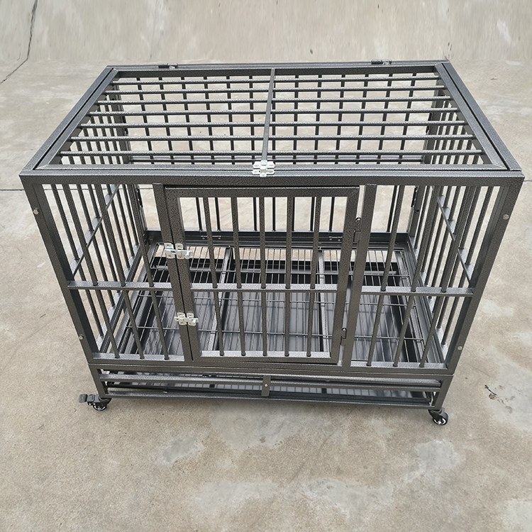 全钢管狗笼(108x76x87cm)