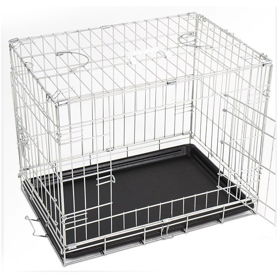 银色单门狗笼(46x32.5x39cm)